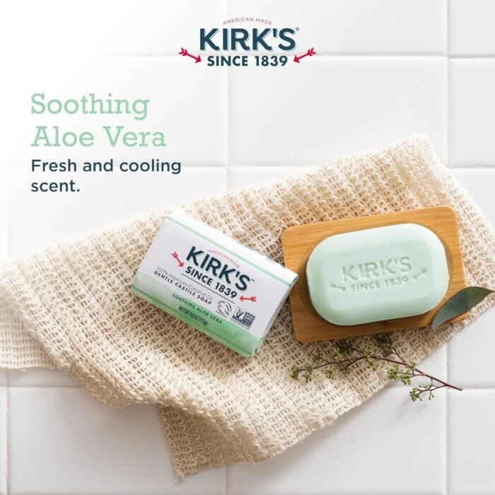kirk's gentle castile castile soap soothing aloe vera