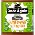 once again unsweetened creamy sunflower butter