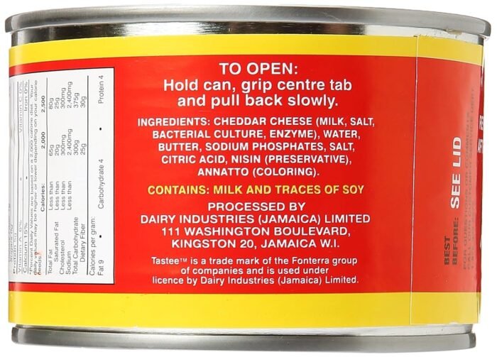 tastee cheese processed cheese spread