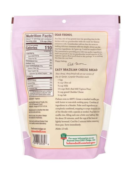 bobs red mill tapioca flour pack