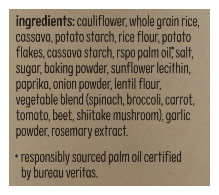 from the ground up cauliflower crackers sea salt