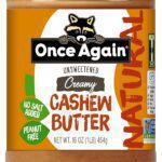 once again organic creamy peanut butter