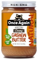once again organic creamy peanut butter