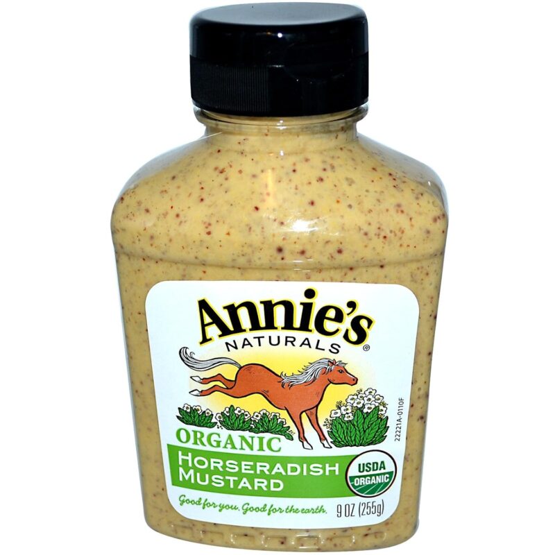 annies natural organic horseradish mustard