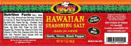 noh foods of hawaii of seasoning salt garlic herb