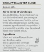 bigelow lemon lift black tea