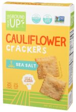 from the ground up cauliflower crackers sea salt