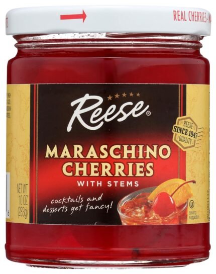 reese maraschino cherries with stems