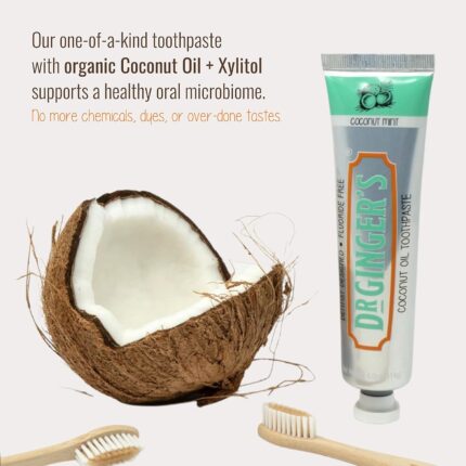dr gingers coconut oil toothpaste