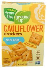 from the ground up cauliflower crackers sea salt