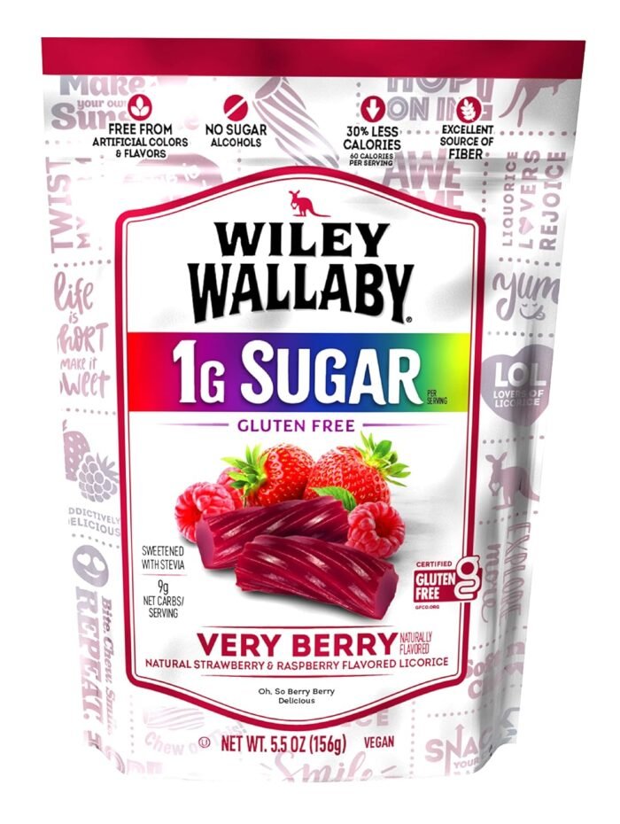 wiley wallaby very low sugar candy pack