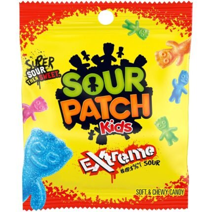 sour patch kids exteme soft & chewy candy pack