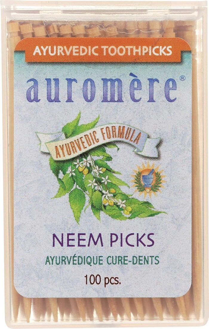auromere ayurvedic neem toothpicks