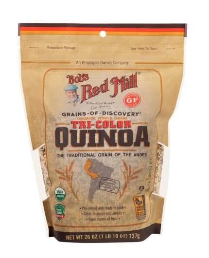 Bob's Red Mill Organic Tri-Color Quinoa Grain, 26 Oz