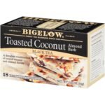 bigelow toasted coconut almond bark black tea pack