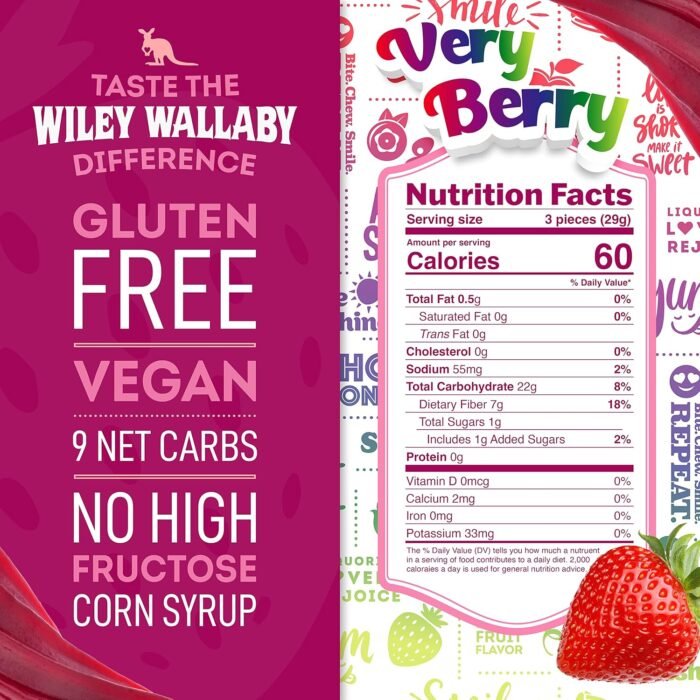 wiley wallaby very low sugar candy pack