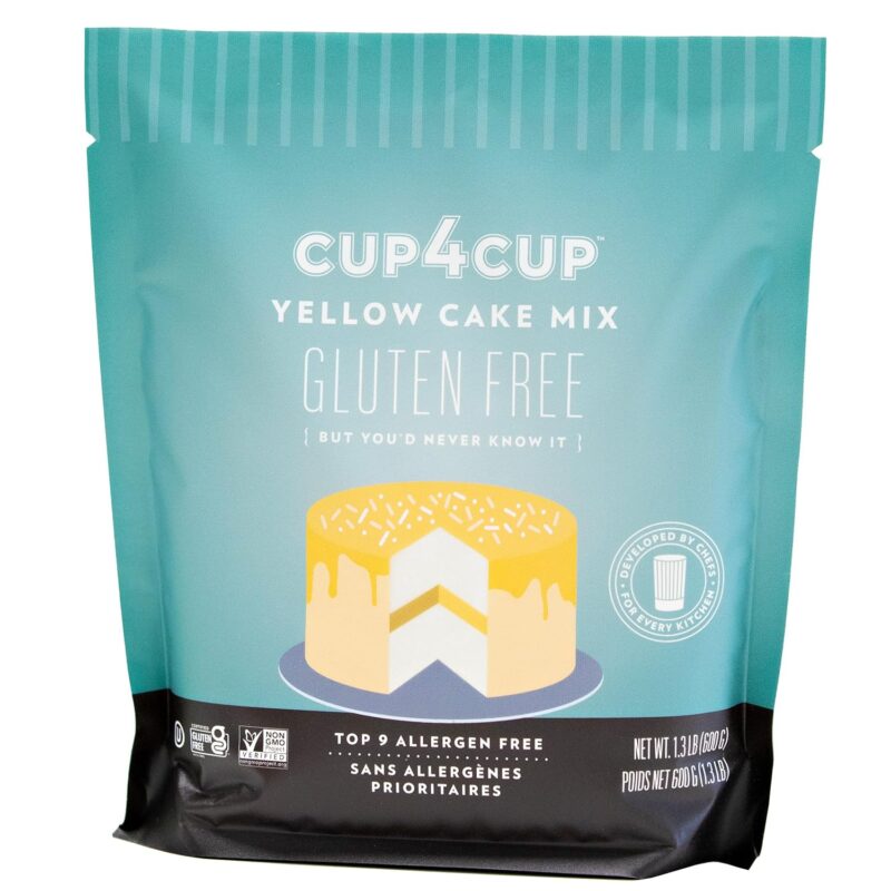 cup4cup yellow cake mix gluten pack