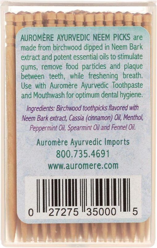 auromere ayurvedic neem toothpicks