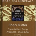 One With Nature Shea Butter Dead Sea Mineral Soap, 7 Oz