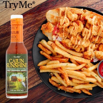 try me cajun sunshine hot pepper sauce