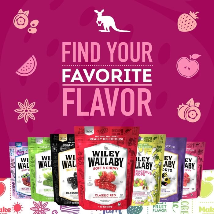 wiley wallaby very low sugar candy pack