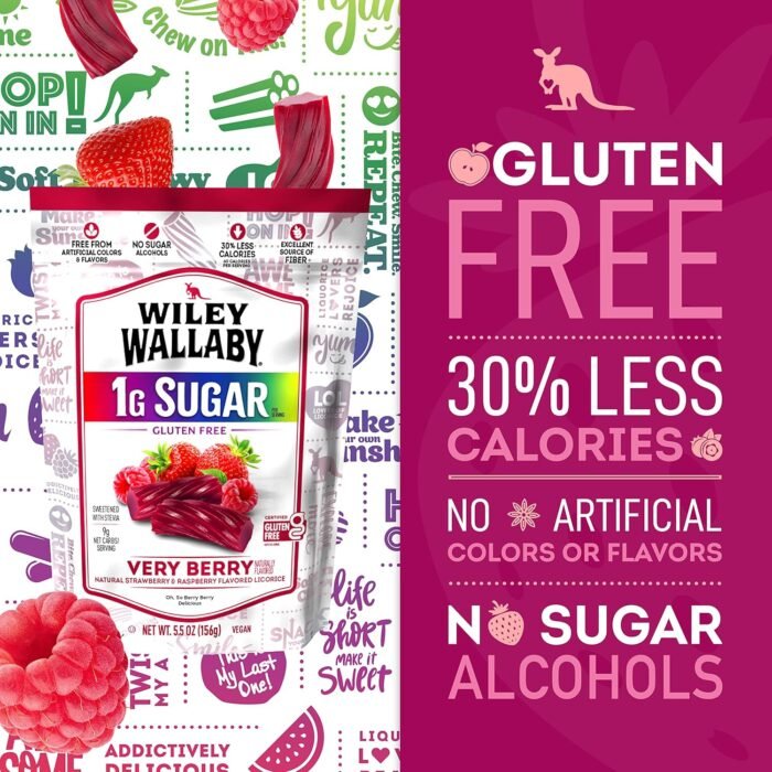 wiley wallaby very low sugar candy pack