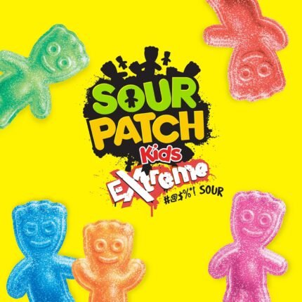 sour patch kids exteme soft & chewy candy pack
