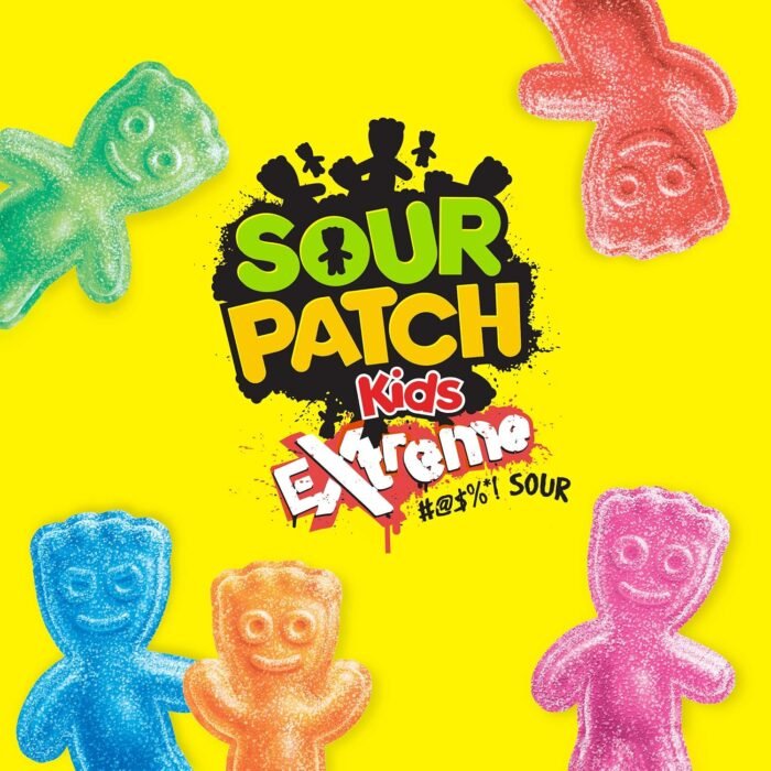 sour patch kids exteme soft & chewy candy pack