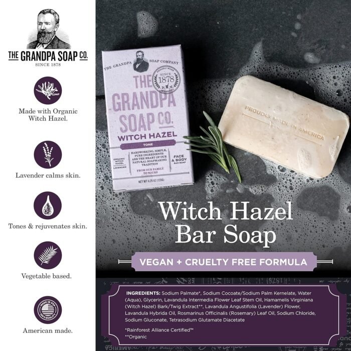 the grandpa soap company witchhazel soap