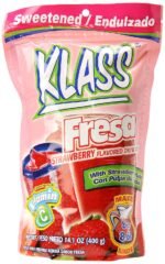 klass listo strawberry drink mix