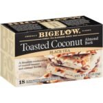 bigelow toasted coconut almond bark black tea pack