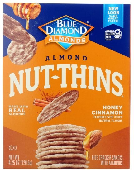 blue diamond almonds nut thins pack