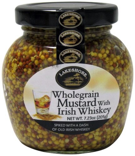 Lakeshore Wholegrain Mustard with Irish Whiskey, 7.23 Oz