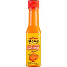 mexico lindo habanero hot red sauce