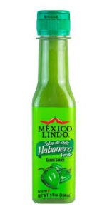 mexico lindo habanero hot red sauce