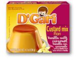 D'Gari Custard Mix Flan Vanilla with Caramel, 4.7 Oz