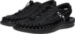 keen mens uneek classic sandals black size 7