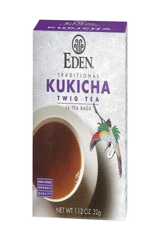 eden traditional kukicha twig tea 16 tea bags