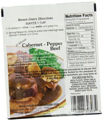 mayacamas brown gravy mix pack