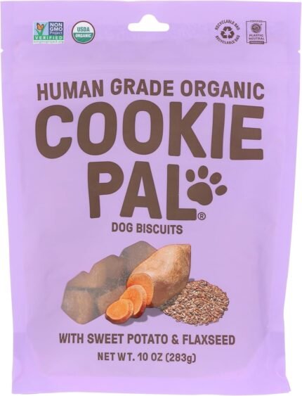 CookiePal Dog Biscuit, Sweet Potato & Flaxseed, 10 Oz