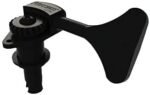 hipshot ultralite bass tuner set 4 black tuners 3/8