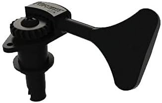 hipshot ultralite bass tuner set 4 black tuners 3/8