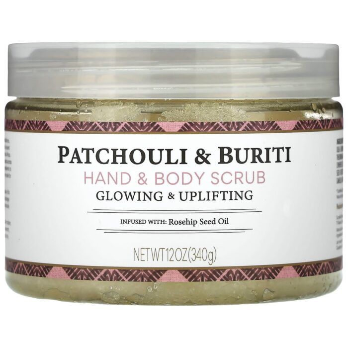 Nubian Heritage Patchouli & Buriti Body Scrub, 12 Oz - Image 1