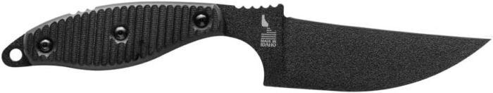 tops unzipper knife black g10 kydex sheath