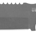 tops knives m4x punisher fixed blad knife gray