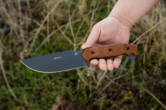 tops knives ei chete midnight bronze 6.5 full tang