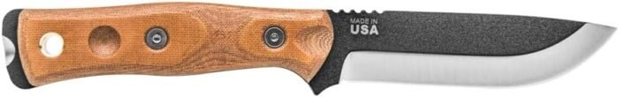 tops knives fieldcraft 3.5 black coating micarta handle