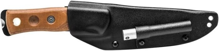 tops knives fieldcraft 3.5 black coating micarta handle