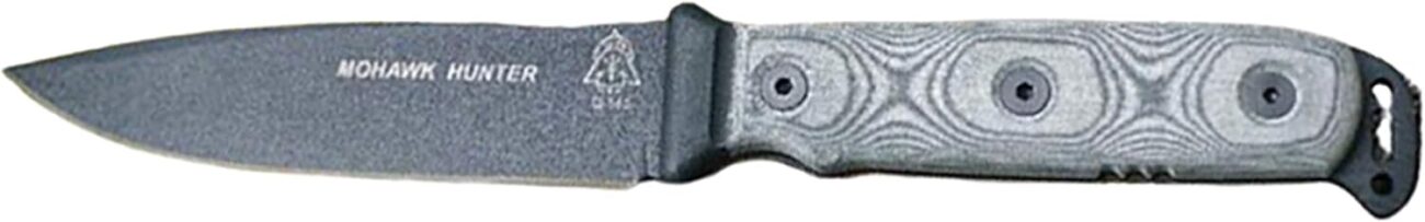 tops mohawk hunter black full tang