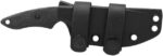 tops knives 3 pointer black canvas full tang